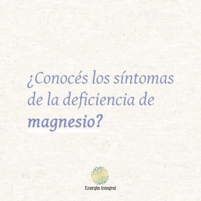 conoces los sintomas de la deficiencia de magnesio