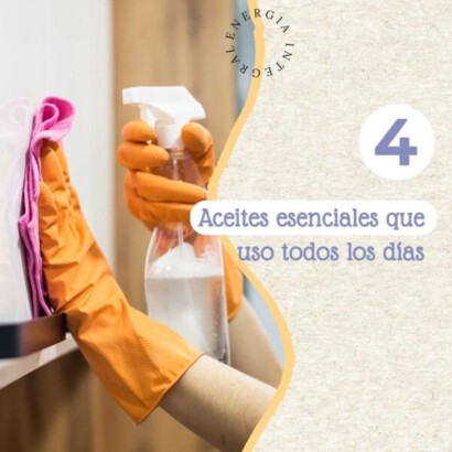 4 aceites esenciales que uso todos los dias