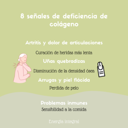 8 señales de deficiencia de colageno